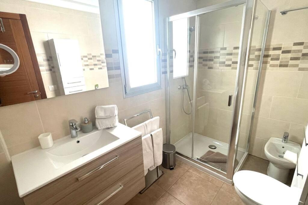 Luxurioese Duplex Ferienwohnung In Sehr Ruhiger Wohnanlage Mit Meerblick Palm-mar Exterior foto