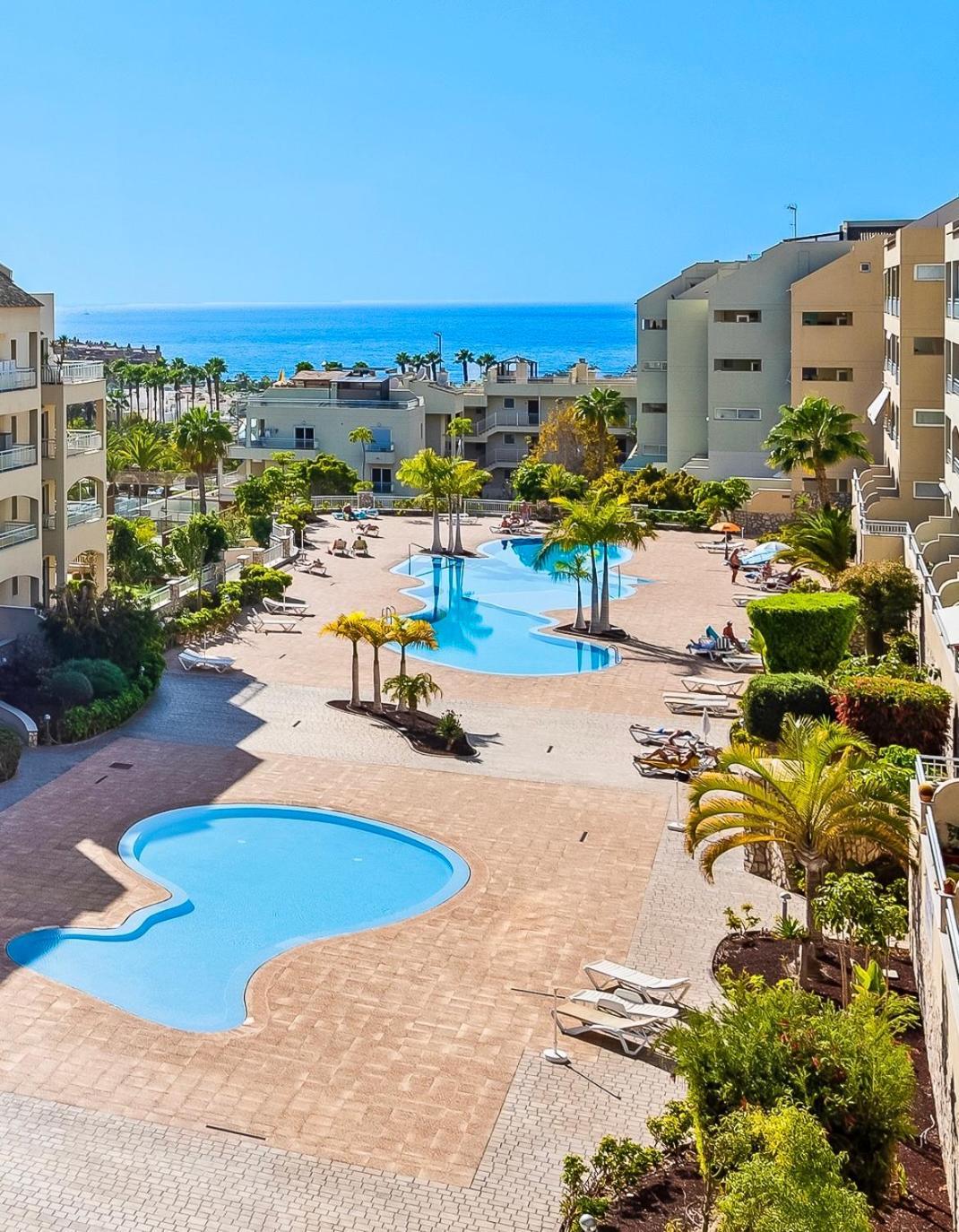 Luxurioese Duplex Ferienwohnung In Sehr Ruhiger Wohnanlage Mit Meerblick Palm-mar Exterior foto