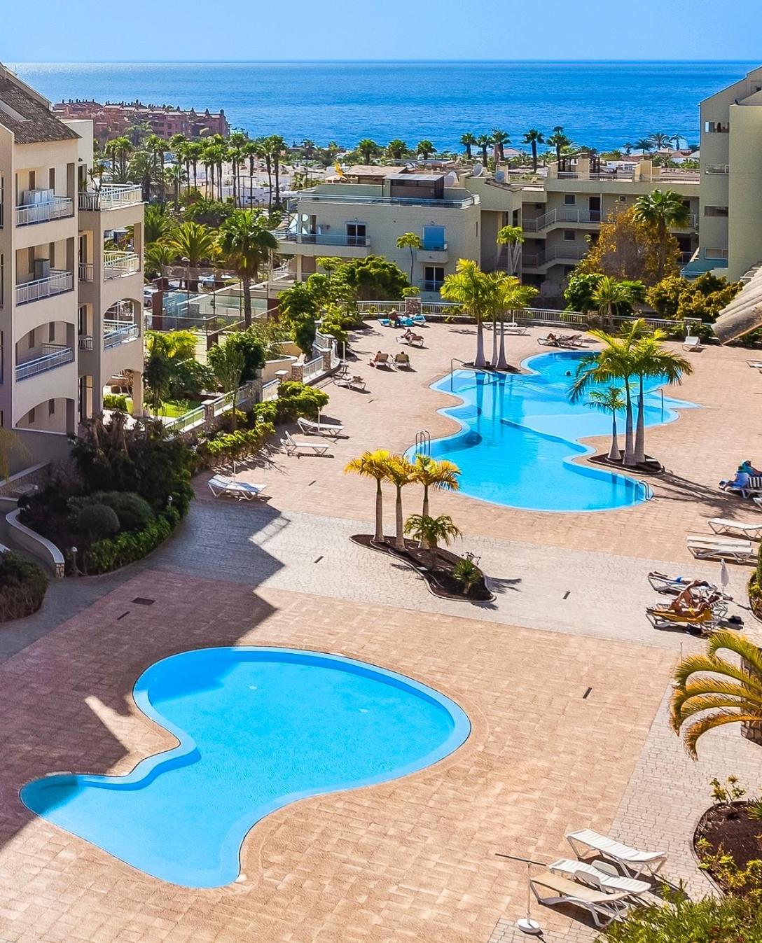 Luxurioese Duplex Ferienwohnung In Sehr Ruhiger Wohnanlage Mit Meerblick Palm-mar Exterior foto