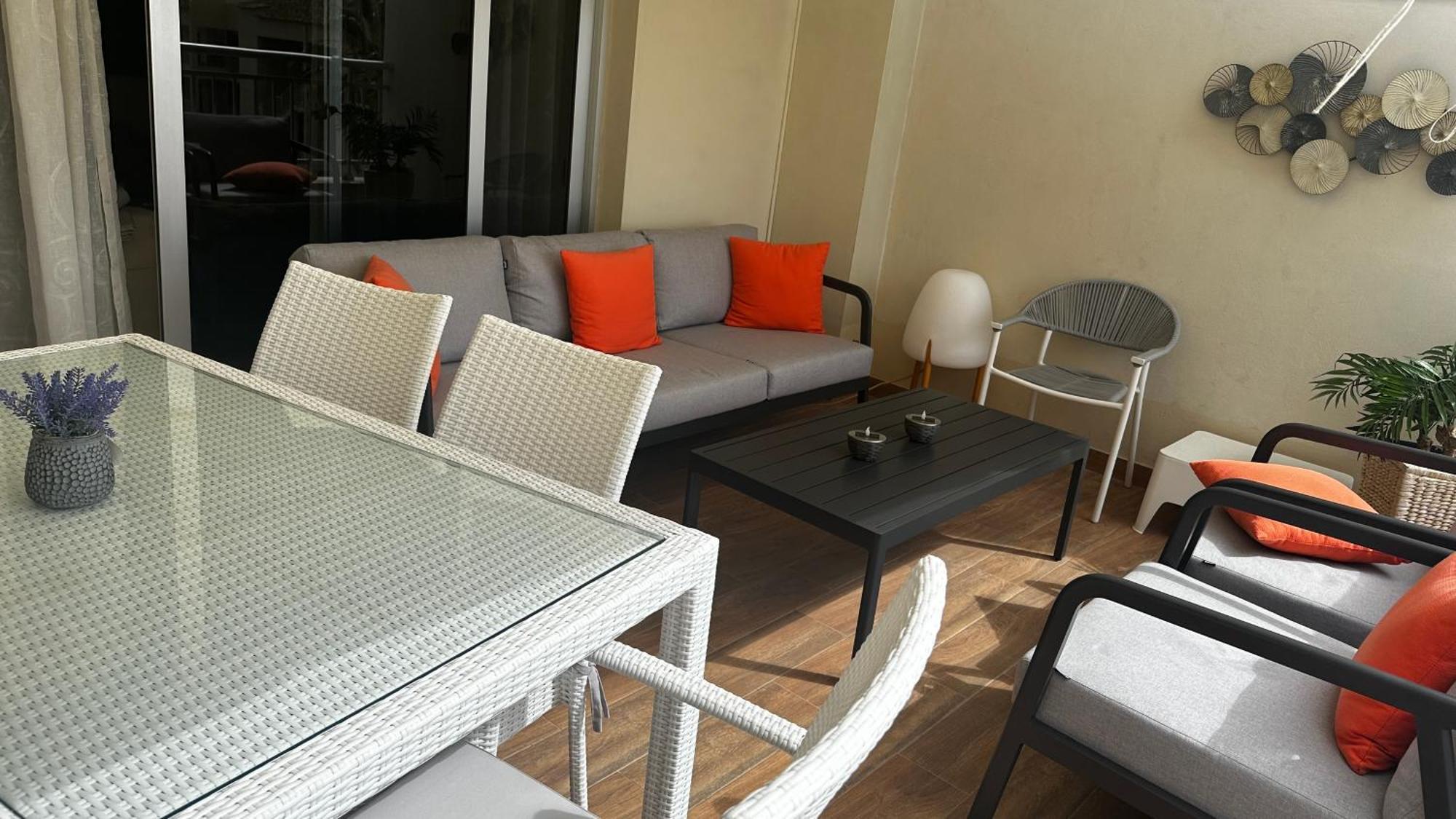 Luxurioese Duplex Ferienwohnung In Sehr Ruhiger Wohnanlage Mit Meerblick Palm-mar Exterior foto